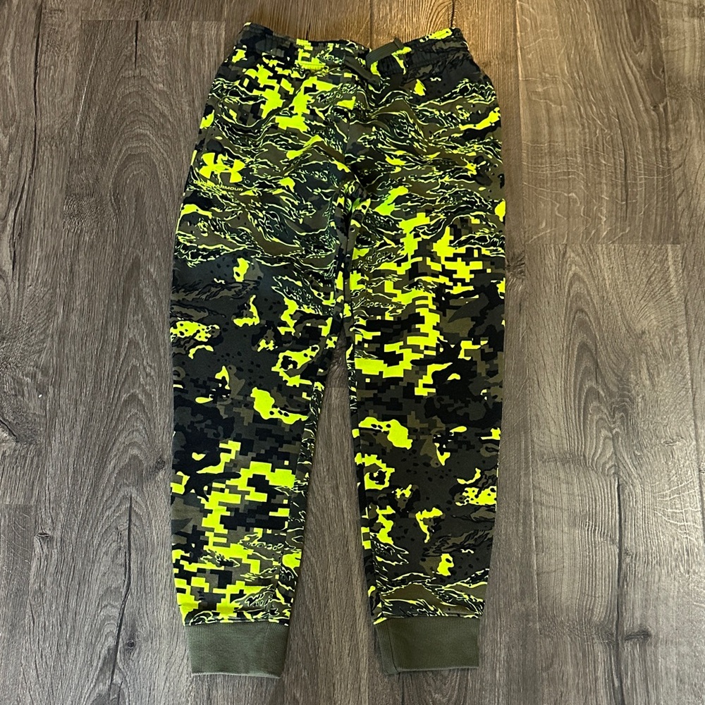 Boys Under Armour Camouflage Fleece Jogger Pants
